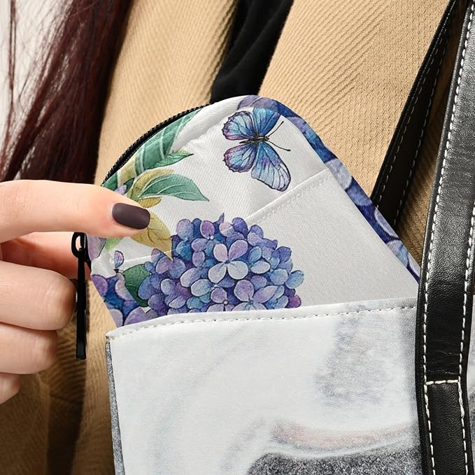 Travel Pill Case Spring Flowers Floral Weekly Small Pill Box 7 Day Pill Box Pill Organizer Bag