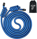 Flow Rope Exercise Jump Rope For Fitness, Working Out, Flow with 9 Ft Adjustable Double Woven Workout Rope For Men, Women, Beginners' Training – Indoor & Outdoor Cardio