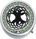 Celtic Tree Medicine Vitamin Compact Pill Box