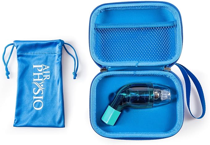 AirPhysio with Protective Storage Case Bag Holder Accessory, Hard Shell Case, and Soft Bag Included