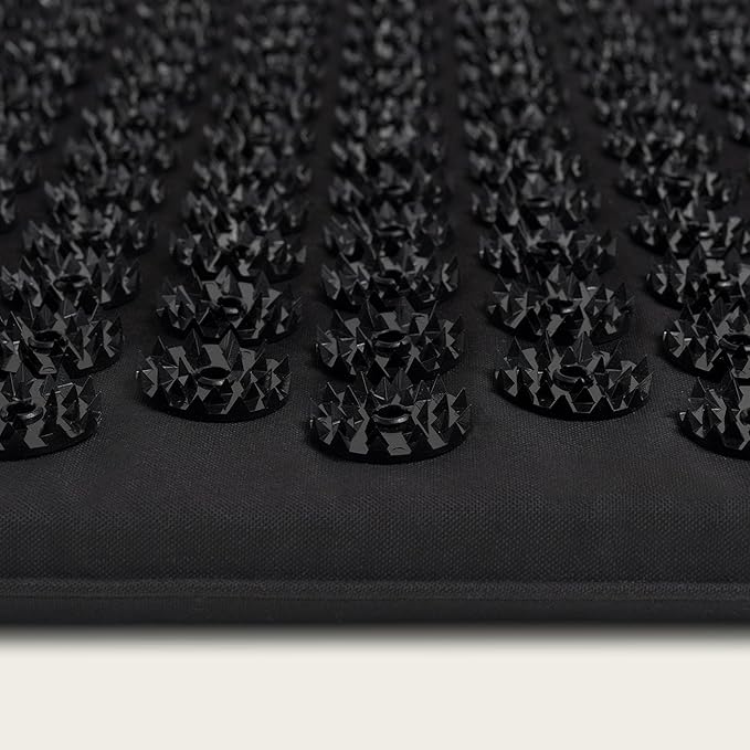 ShaktiMat Premium Acupressure Mat, Level 2 Intensity in Shakti Black, Massage Muscles, Aid Sleep & Unlock Inner Tension | Similar to Acupuncture, No Needles Required