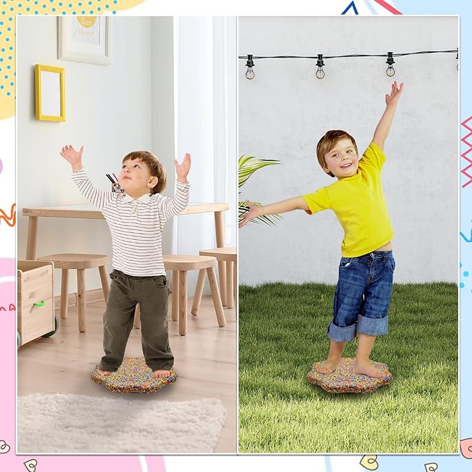 EPP Balance Board Kids for Stepping Stones for Kids - Foam Toddler Balance Board for Sensory Training Indoor Outdoor for Boys Girls