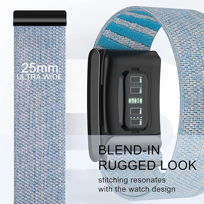 surundo Nylon Sport Band Compatible with Whoop Band 4.0 Strap Men Women with Bumper Case, Breathable Nylon Adjustable Waterproof Replacement Wristbands Straps for Whoop 4.0