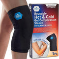 MED PRIDE Gel Compression Sleeve for Elbow, Knee, Arm, Reusable Hot & Cold Therapy for Pain Relief, Swelling, Injuries, Flexible Fit