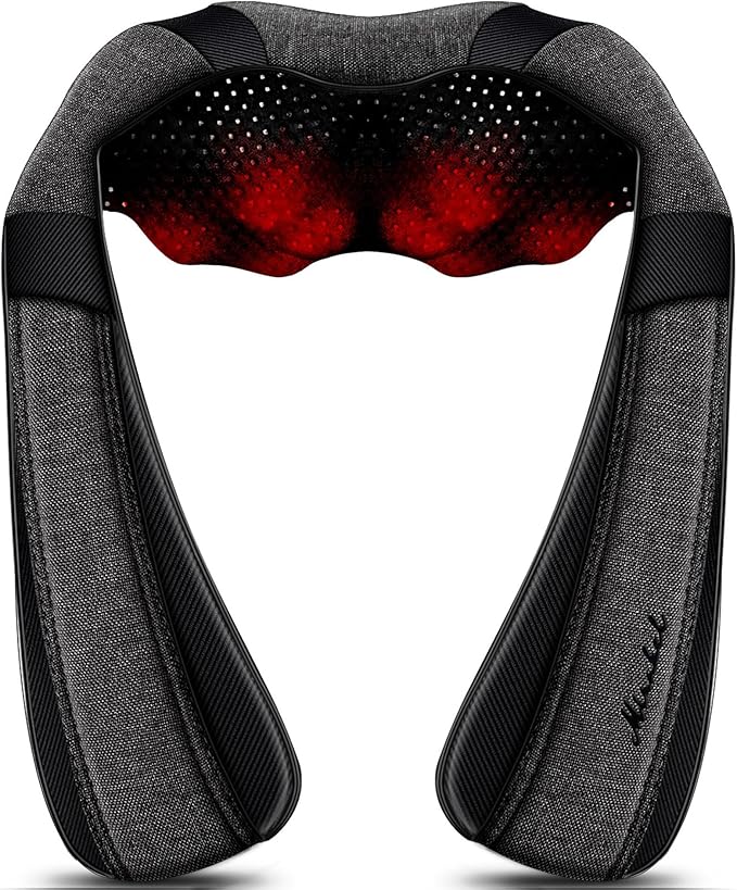 Mothers Day Gifts for Mom Wife Women, Fathers Day Dad Husband Men Gifts, Shiatsu Neck Back and Shoulder Massager with Heat for Pain Relief Deep Tissue, Birthdays, Valentine’s Day, Christmas Gift