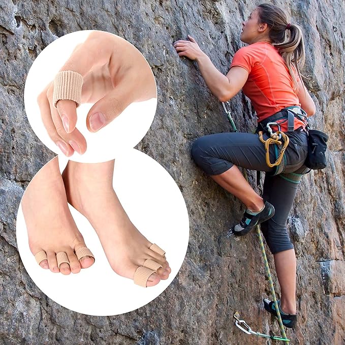 Blulu 16 Pcs Toe Cushion Tube Sleeves Soft Gel Corn Pad Protectors for Cushions Corns, Blisters, Calluses, Toes and Fingers