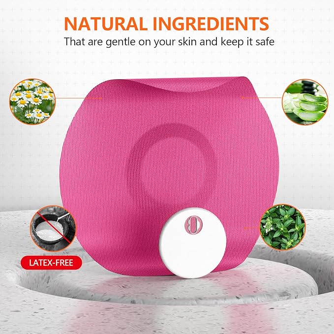 20pcs Sensor Covers for Libre 3 & Lingo Waterproof, Adhesive Patches for Lingo,Sweatproof CGM Protector,Lasts for 14 Days (Hot Pink, Libre 3)