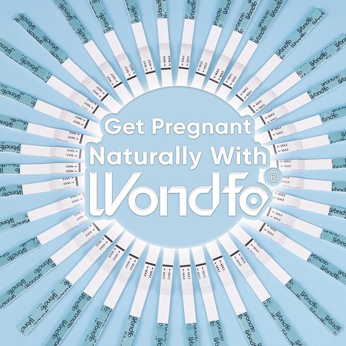 Wondfo Ultra Accurate Ovulation Test Strips -Ovulation Urine Tests with Numerical Result, Fertility Cycle Monitoring- 20 LH Test