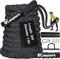 Battle Ropes for Home Gym 1 Inch Diameter 30FT Length Workout Rope Exercise Rope Training Ropes with Protective Sleeve for Kids Men Women Exercise Fitness & Strength Training