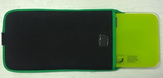 NewlineNY Green Mini Bathroom Travel Scale with Protection Sleeve, SBB0719MLG+101BG