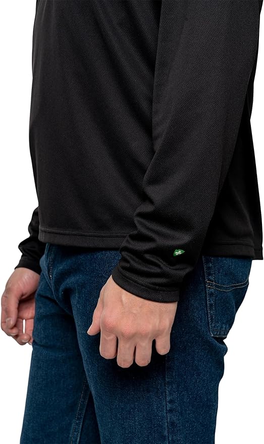 Insect Shield Men's Quarter Zip, with Built-in Insect Repellent