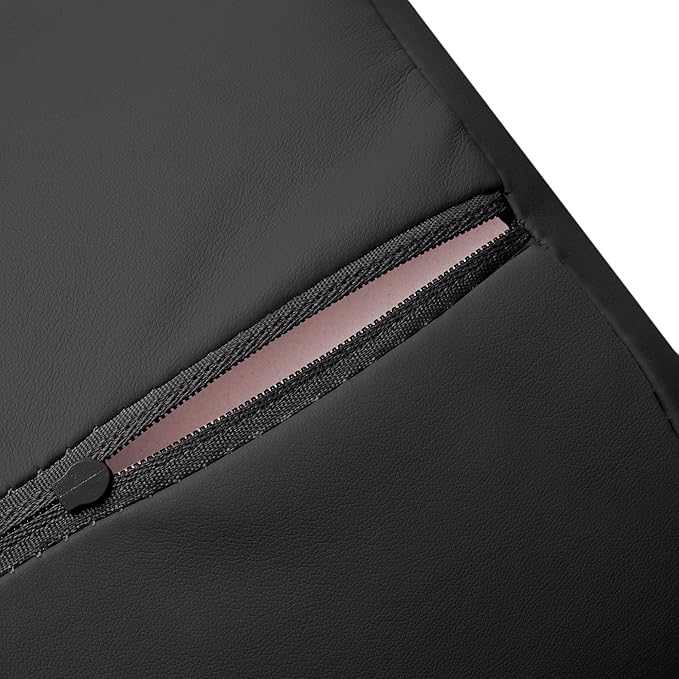 Saloniture 3/4 Round Massage Table Bolster Under-Knee Pillow Pad - 26 x 6 x 4-1/2 Inch - Black