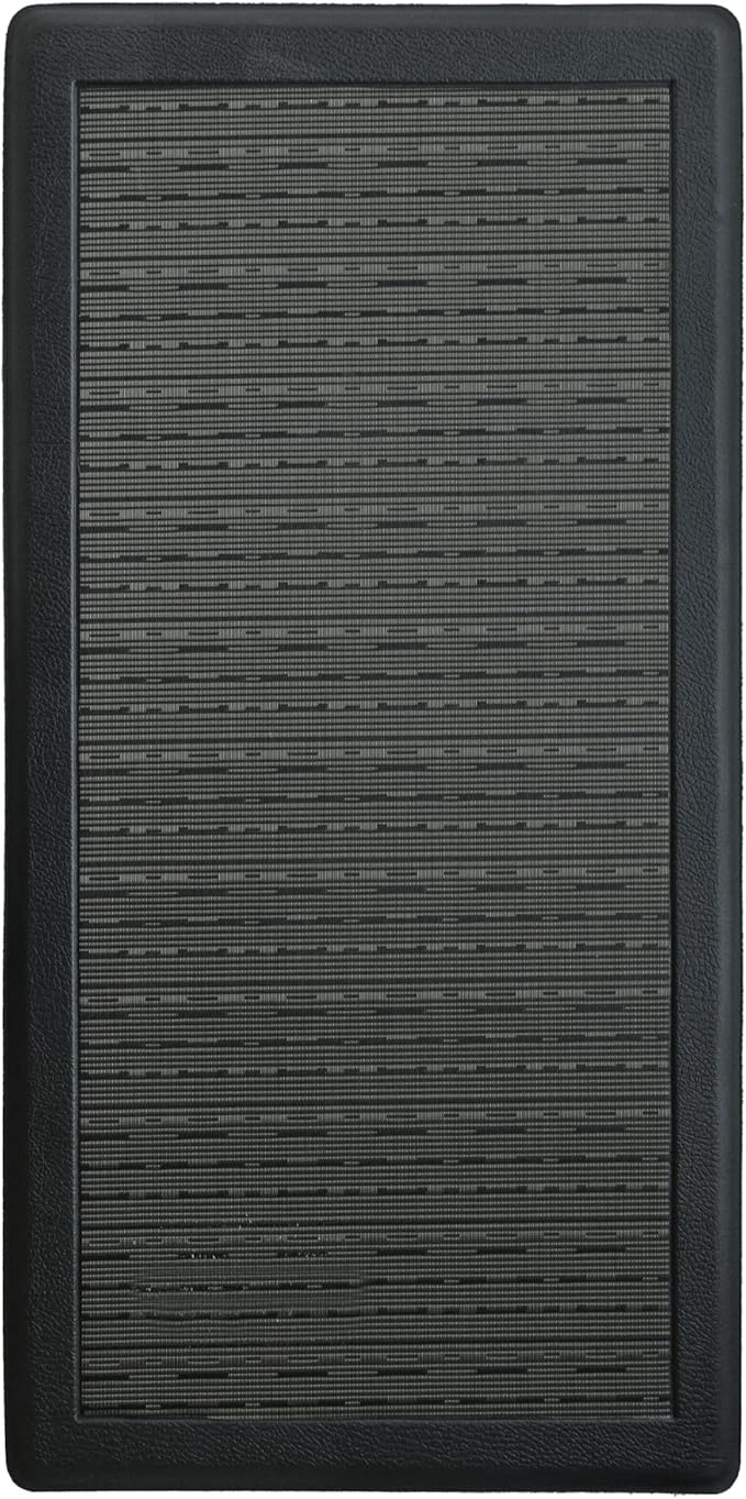 iCustomRug Anti Fatigue Kitchen Mat with Durable textalene Surface, for Comfort While Standing in Kitchen, Bathroom, Workstation Memory Foam Mat 39"×20"×0.50" (L×W×H) in Black