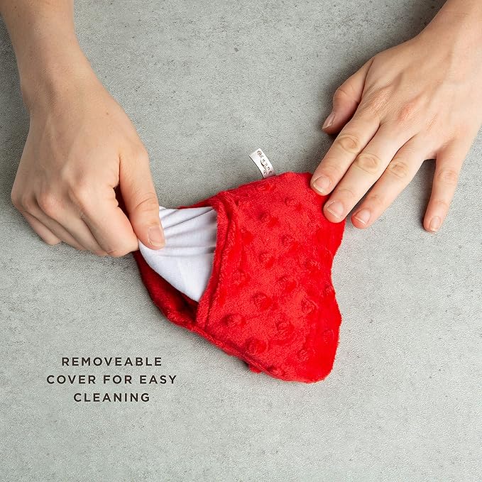 Bucky Heartwarmer-Mini Hot&Cold Therapy Pad, Red, Small