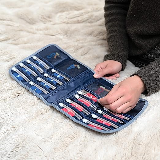 Lewis N. Clark Travel Pill Organizer, for Vitamins, Medication, Prescriptions, Or Medicine Storage, 16 Slot Pouch, Navy