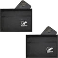 Faraday Bag Anti-Tracking GPS RFID Car Key Signal Blocker Wallet Shielding Pouch Protective Case for Cell Phone Car Key FOB, Data Privacy, Electronic Device Security (2 Pack - Pocket Black)