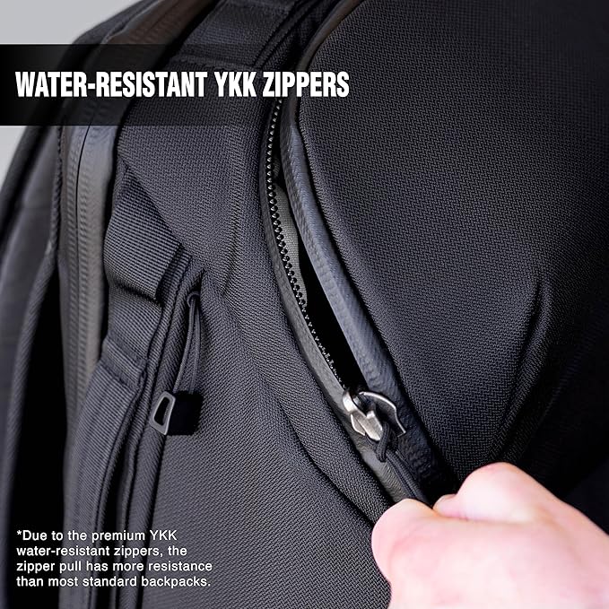 Large Faraday Backpack | Signal-Blocking, Anti-Tracking, Premium Cordura, Water-Resistant, Laptops, 35L Bag, Data Security for Phones, Laptops, Tablets, Passports, and more, Carry-On Luggage