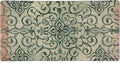 J&V TEXTILES Anti Fatigue Kitchen Mat for Floor, Embossed Themed Cushioned Kitchen Runner Rug Mat, Non Slip, Easy Wipe Clean, 1/2 Inch Thick (20x39 inches, Rustic Medallion Green)