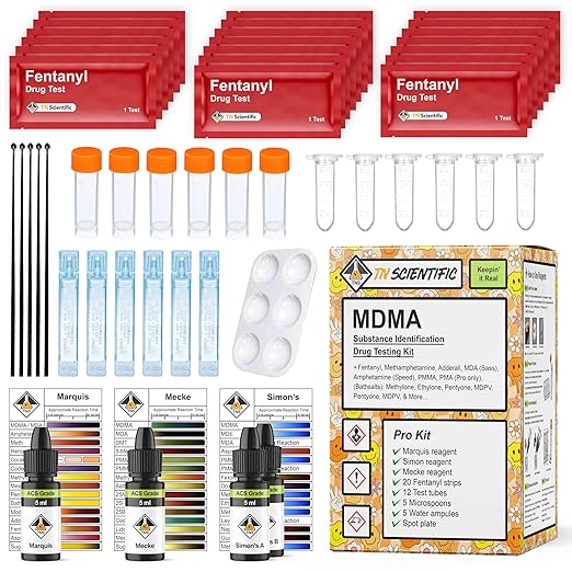 MDMA Surface Residue Forensic Drug Test (Pro Kit)