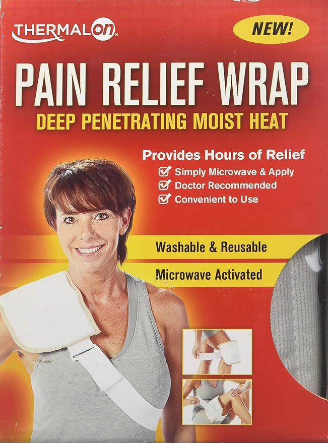 Thermalon Microwave Activated Moist Heat Pain Relief Wrap, Multi-Purpose Pain Reliever
