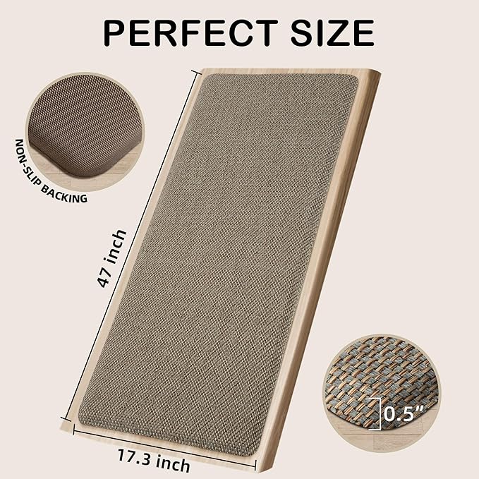 Kitchen Mats for Floor Cushioned Anti-Fatigue Kitchen Floor Mat Non Slip Kitchen Rugs for Floor Absorbent Foam Comfort Standing Mat for Front of Sink, Office, Laundry(Grey/Green, 17.3"x47")