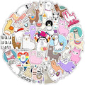 BulbaCraft 100Pcs Llama Stickers for Water Bottles & Laptop Decals - Llama Party Supplies, Gifts for Women & Men