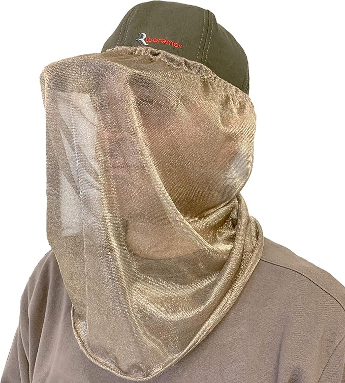 5G EMF Shielding Head Net - Faraday Wrap for Head, Face and Neck Made from RF Shielding Fabric - One size, Unisex