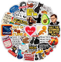 100Pcs Violin Stickers and Decals for Water Bottle, Laptop - Gifts for Violinists - Violin Party Supplies and Decorations - Violinists Stickers - Gift for Women & Men