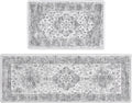 Pauwer Anti Fatigue Kitchen Mat Set of 2 Non Slip Kitchen Mats for Floor Cushioned Kitchen Rugs Comfort Standing Mat Farmhouse Waterproof PVC Foam Kitchen Floor Mat Runner