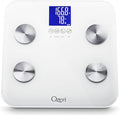 Ozeri Touch 440 Lbs Total Body Weight Scale (Body Fat, Muscle, Bone, Weight & Hydration), Auto Recognition Bath Scale with Infant Tare