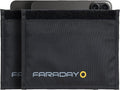 Faraday Defense Bag Jacket for Phones, Tablets, & Laptops | Device Shielding - Law Enforcement & Military, Data Security, Privacy, Anti-Tracking Anti-Hacking (Cell Phone 2 Pack) Black