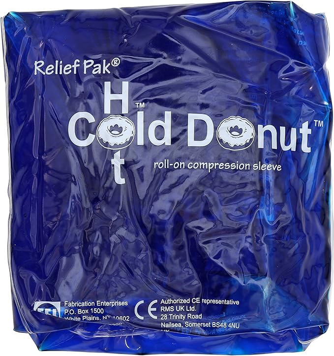 Relief Pak 11-1531 Donut Cold and Hot Compression Sleeve, Small