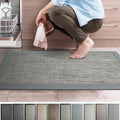 iCustomRug Ergonomic Anti Fatigue Mat, for Comfortable Standing in Kitchen, Bathroom, Workstation Memory Foam Mat in Stone 39"×20"×0.50" (L×W×H)