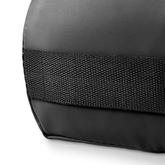 Saloniture 3/4 Round Massage Table Bolster Under-Knee Pillow Pad - 26 x 6 x 4-1/2 Inch - Black