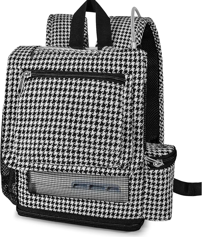 O2TOTES Premium Backpack – Fits Inogen One G5 & Inogen Rove 6, Lightweight with Padded Straps & Zippered Bottom