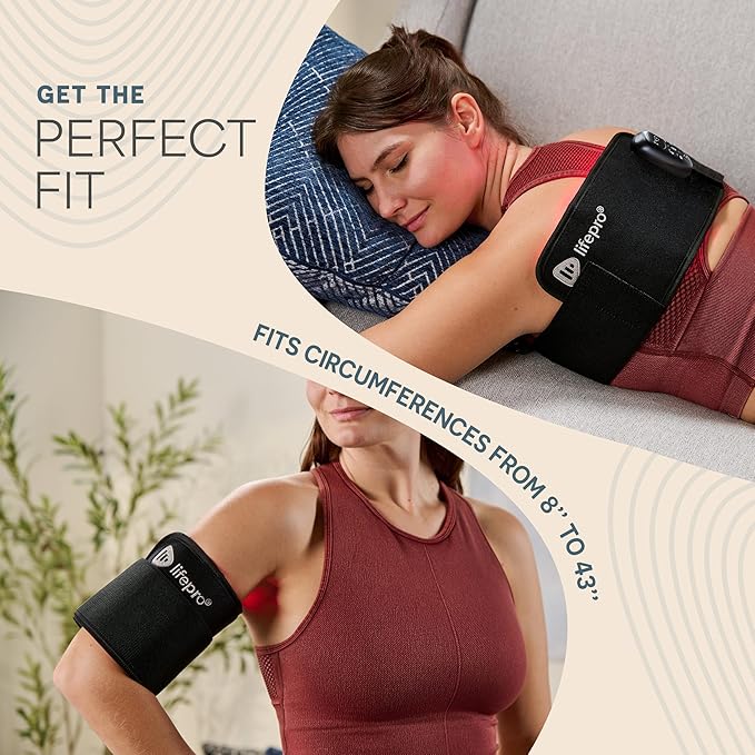 Lifepro Red Light Therapy Belt – Infrared Red Light Therapy for Body, Back and Shoulder with Triple Chip LEDs, Allevared Belt with 660nm & 850nm Wavelengths – for Daily Comfort & Wellness Support