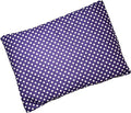 Microwavable Corn Filled Heating Pad and Cold Pack/Washable 100% Cotton Cover (Polka Dot - Purple, 7.5in W x 11in L)