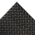 NoTrax 419 Diamond Sof-Tred Safety/Anti-Fatigue Mat with Dyna-Shield PVC Sponge, for Dry Areas, 3' Width x 60' Length x 1/2" Thickness, Black