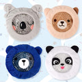 Leonns® Kids Ice Packs for Boo Boos, Reusable Cold Packs for Toddlers and Children with Soft Animal Covers | Relief for Bumps, Swelling, Bruises and Pain - Cute Gel Ice Pack Set 4-Pack (Panda)
