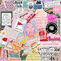 BulbaCraft 100Pcs SMU_tty Book Stickers - Spicy Book Stickers, Bookish Decals for Adults, Gifts for Women & Men