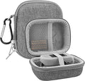 Fingertip Oximeter Storage Case Compatible with Zacurate Pro Series, Innovo Deluxe IP900BP-B, iHealth AccuMed CMS-50D1, Omron HPO-100, Hard Shell Storage Box. (Grey, Only Case)