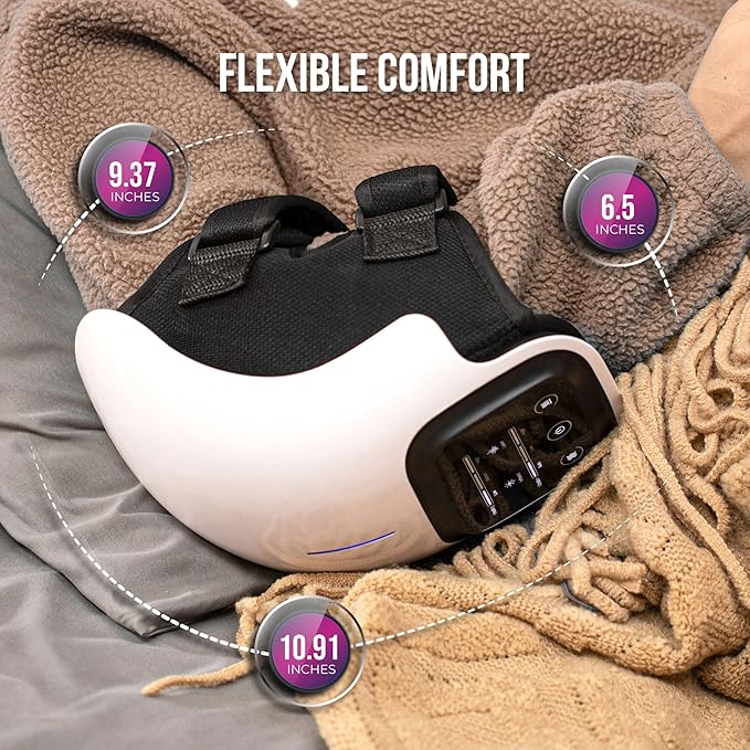 CAP & BOW Knee Massager Heat Red Light Therapy