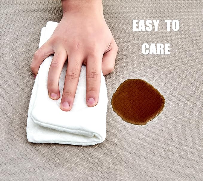 Anti Fatigue Kitchen Rugs Kitchen Mats for Floor,Cushioned Non-Slip Waterproof Ergonomic Comfort Rug Standing Mat for Kitchen,Doing Dishes,Floor,Home,Office,Sink,Laundry,Beige,17.3"x60"