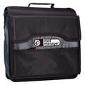 Med Manager Medicine Organizer and Portable Medical Binder, Holds (15) Pill Bottles - (11) Standard Size and (4) Large Bottles, Includes Removable 5-Tab File Folder, Black, 14 x 14 x 4 inches