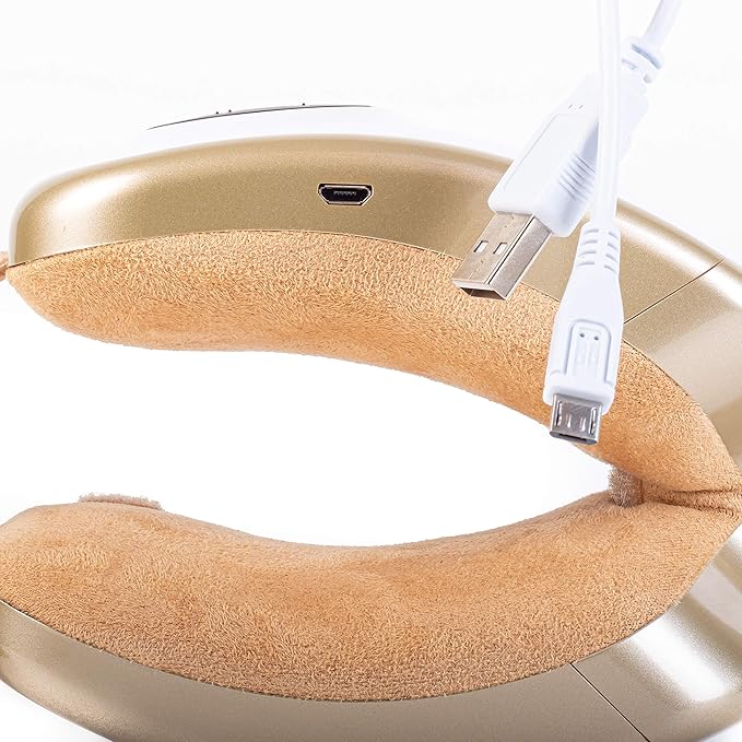 Eye See Eye Massager with Heat - Migraine Relief and Stress Relief! - Electric Air Compression, Vibration and Soothing Music All Included | Adjustable Elastic Band - Great for After Work !
