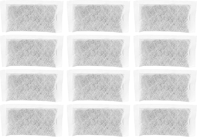Nispira Replacement Activated Charcoal Water Filter Sachets Compatible with Megahome CO-Z Other Countertop Water Distiller, 12 packs