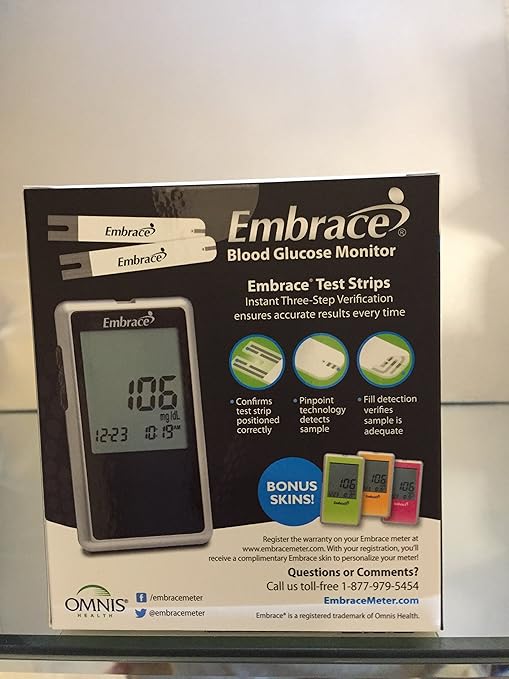 Embrace Omnis Blood Glucose Monitoring System 1 ea