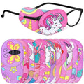 Newcotte 12 Pcs Eye Patch for Kids Toddler Reusable Adjustable Girls Boys Eyepatch for Glasses Left or Right Eye Patch, Assorted Patterns(Cute)