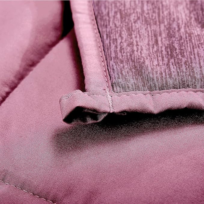 Weighted Blanket Queen Size 10 Pounds, Cooling Blanket for Adult Hot Sleepers, Soft Bed Blanket Universal to All Seasons, 60''x80'' 10 LBS, Pink