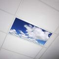 OCTO LIGHTS Fluorescent Light Covers Cloud Sky Panel for Ceiling Lights, Light Covers for Ceiling Lights Classroom 2x4 (22.38"x46.5") Backlit Film Insert for Fluorescent Light Fixtures (Pack of 1)